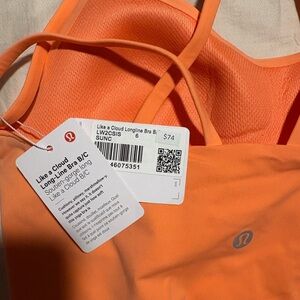 Like a cloud long line bra